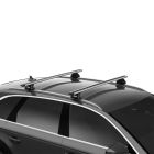 Thule WingBar EVO Silver Roof Rack for Chevrolet Equinox EV, 5-dr SUV 24-, FR
