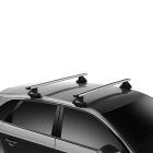 Thule WingBar EVO Silver Roof Rack for Toyota Auris , 5-dr Hatchback 13-19, NR